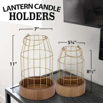 Rustic Farmhouse Lanterns - Elegant Home Decor Additions