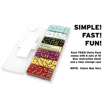TENZI Party Pack – Fun Fast Dice Game for All Ages