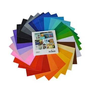 Adhesive Vinyl Sheets by Arty Rooster - 30 Colors