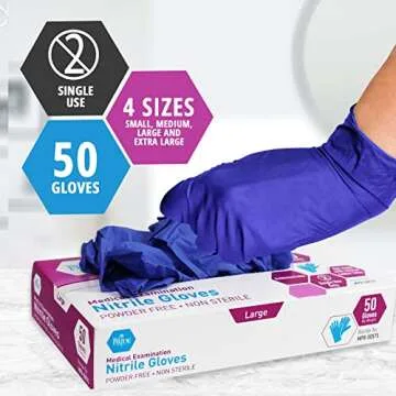 Quality Nitrile Medical Exam Gloves - Latex & Powder Free