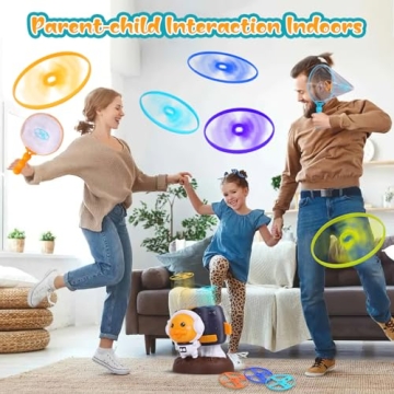 SUPERZZKKE Outdoor Toys for Kids 3-8  - Fun Flying Discs