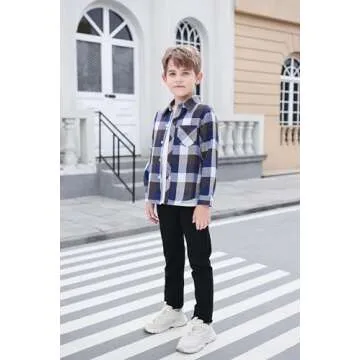 Stylish Kids Plaid Flannel Shirt - Comfort Meets Fashion