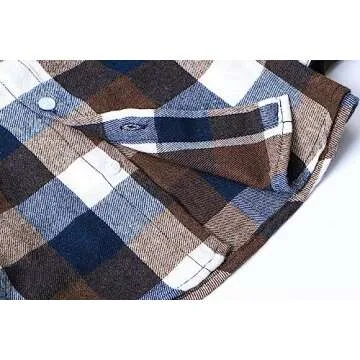 Stylish Kids Plaid Flannel Shirt - Comfort Meets Fashion