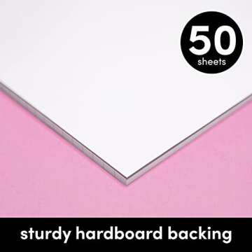 PAPERAGE Lined Legal Pads, (Rainbow), 6 Pack, 50 Sheets Each, Wide/Legal Ruled, Note Pads, Paper, 5 inches x 8 inches