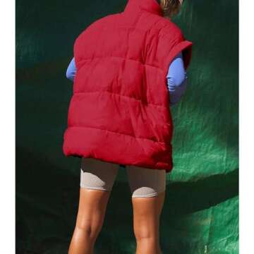 Ainangua Women's Puffer Vest Lightweight Sleek & Warm
