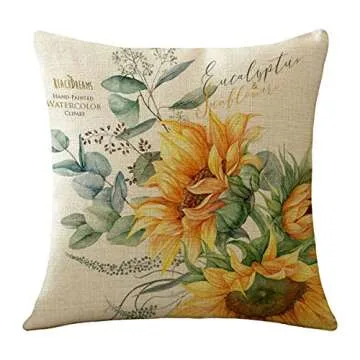 Geometric Linen Pillow Covers Set of 4 for Home Decor