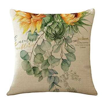 Geometric Linen Pillow Covers Set of 4 for Home Decor