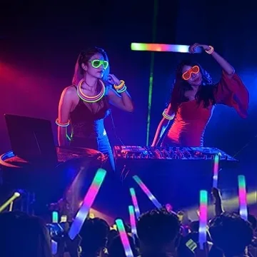 Glow in the Dark Party Supplies Set - 136 PCS