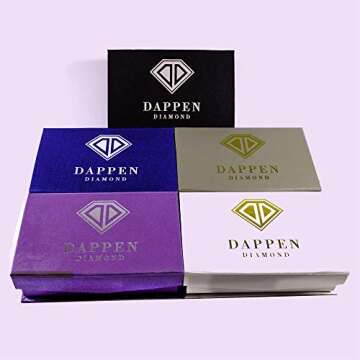 Luxurious Crystal Dappen Dish - Stylish Dappen Dish With Lid for Acrylic Nail Liquid - Large 20ml Monomer Dappen Dish In Various Shapes & Colors - Top Acrylic Nail Art Supplies Tool - Great Gift Idea