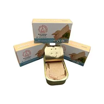 Natural Catch Tuna White Albacore Filets, Hand Cut, Pole & Line Caught, 120 Calories Gluten-Free, Pa...