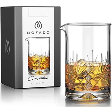 Mofado Crystal Cocktail Mixing Glass - Premium Quality