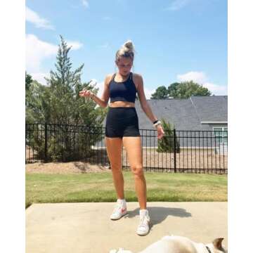 TomTiger 3 Pieces Sets Yoga Shorts - Comfortable Butt Lift Workout