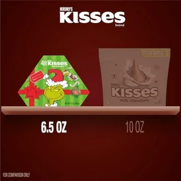 HERSHEY'S KISSES Grinch Milk Chocolate Gift Box 6.5 oz