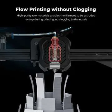 Creality 1.75mm PLA Filament - Clog-Free 3D Printing in Gray