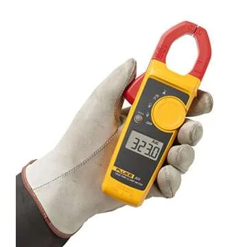 Fluke 323 Clamp Meter - Measures AC Current to 400 A and Voltage to 600 V