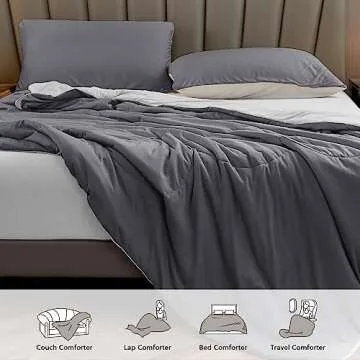 HOMFINE Cooling Blanket for Hot Sleepers - Q-Max 0.45