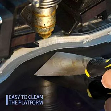 MUSCCCM 15 Pcs 3D Printer Nozzle Cleaning Kit - Premium 3D Print Tweezers Removal Tool Kit Spatula Palette Knife for Cleaning Printers