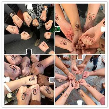 Kullder Custom Photo Temporary Tattoos - Fun Party Essentials (30 Tattoos)