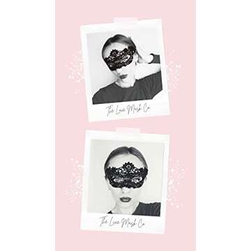 The Lace Mask Co. Luxury Women's Lace Masquerade Prom Halloween Carnival Mask Ball (White)