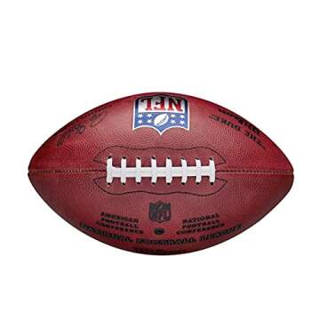 WILSON "The Duke" Official NFL Game Football - New 2020 Version , Brown