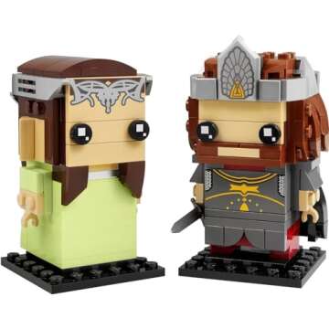 Lego BrickHeadz Aragorn & Arwen (40632) The Lord of The Rings