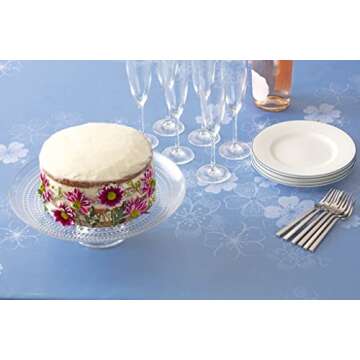 Elegant Fortessa Jupiter Beaded Hobnail Cake Stand 13 Inch