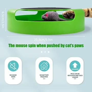 FYNIGO Interactive Cat Toy for Playful Indoor Cats