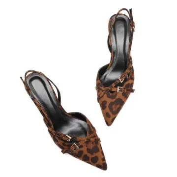 Riekhany Elegant Slingback Kitten Heels for Women