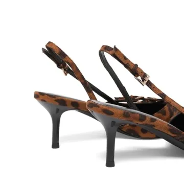 Riekhany Elegant Slingback Kitten Heels for Women