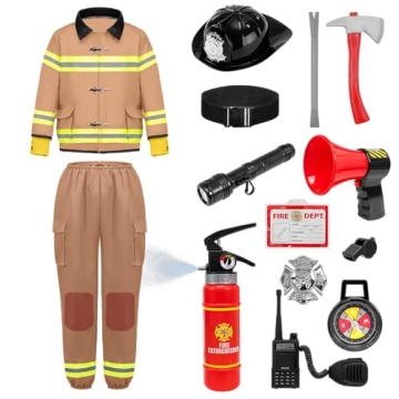 Spooktacular Creations Firefighter Costume for Kids