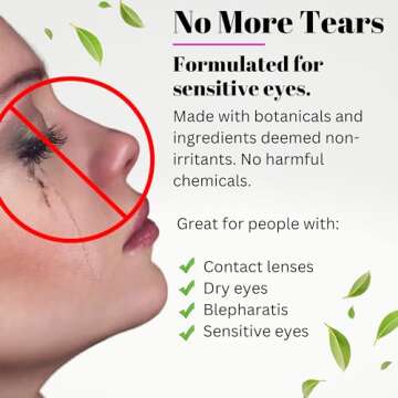 Fifth & Skin NATURLASH Natural Mascara (BLACK) - Hypoallergenic Mascara for Sensitive Eyes – Vegan & Cruelty Free Mascara – Gluten Free - Paraben Free - Nourish, Lengthen & Thicken