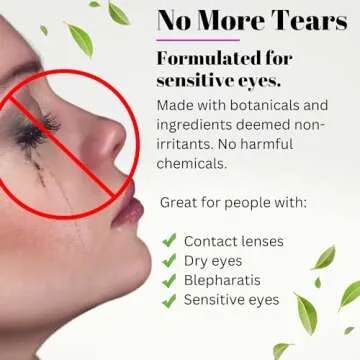 Fifth & Skin NATURLASH Natural Mascara (BLACK) - Hypoallergenic Mascara for Sensitive Eyes – Vegan & Cruelty Free Mascara – Gluten Free - Paraben Free - Nourish, Lengthen & Thicken