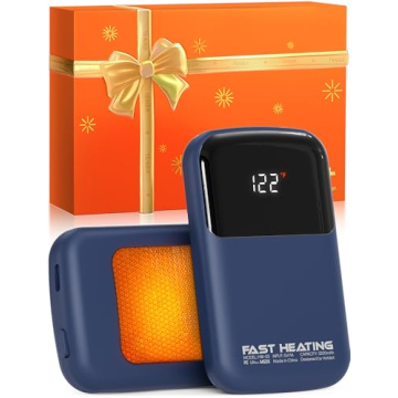 AI Hand Warmers Rechargeable 2 Pack - Fast Heating, LED Display, Portable