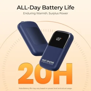 Rechargeable AI Hand Warmers Fast Heating LED Display