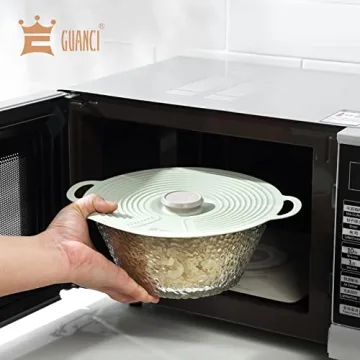 GUANCI Silicone Lids Set 8 Pack for Easy Food Storage