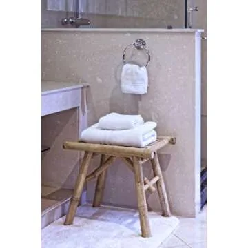 boohugger Bamboo Side Table - Stool - Plant Stand - Accent Table - Indoor/Outdoor Use