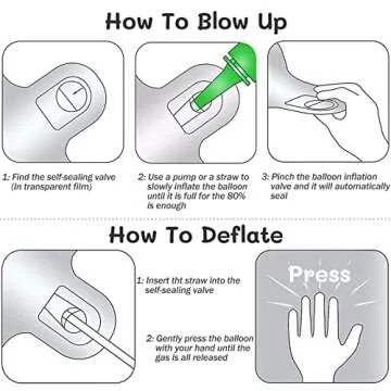 Stylish Number 5 Balloon for Celebrations and Events