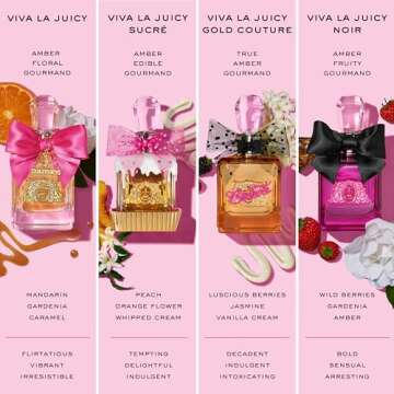 Juicy Couture Viva La Juicy Noir Eau De Parfum, Women's Perfume with Notes of Wild Berries, Gardenia & Amber - Fruity & Floral Perfume for Women, EDP Spray, 3.4 fl oz