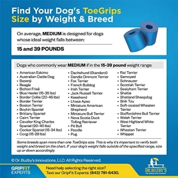 Dr Buzby's ToeGrips for Dogs - Instant Non-Slip Relief