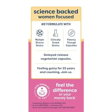 Renew Life Women's Probiotic Capsules for Balanced Health