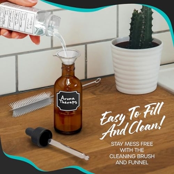 Explore 48PK Amber 2 oz Dropper Bottles for Essential Oils