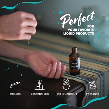 Explore 48PK Amber 2 oz Dropper Bottles for Essential Oils