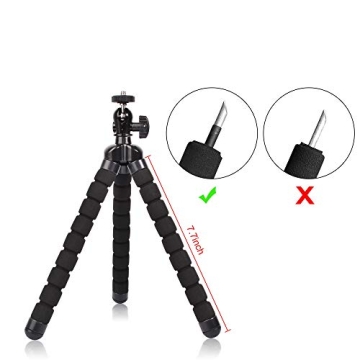 Ruittos Flexible Mini Tripod for Mobile Phones and Cameras