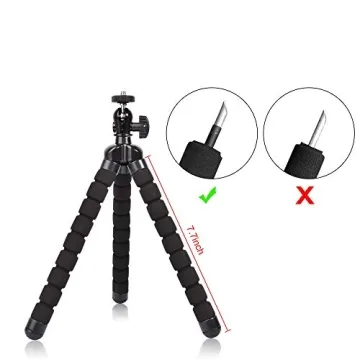 Ruittos Flexible Mini Tripod for Mobile Phones and Cameras