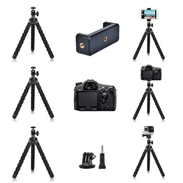 Ruittos Flexible Mini Tripod for Mobile Phones and Cameras
