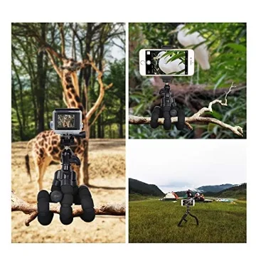 Ruittos Flexible Mini Tripod for Mobile Phones and Cameras