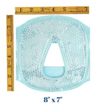 FOMI Hot Cold Gel Bead Facial Mask for Relief