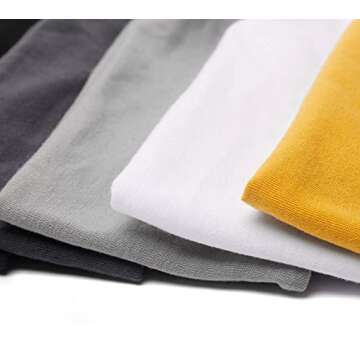 Huachi Women's Headbands Non Slip Fashion Workout Yoga Exercise Headbands for Women's Hair Sweat Wicking Summer Hair Accessories Elastic Hair Bands