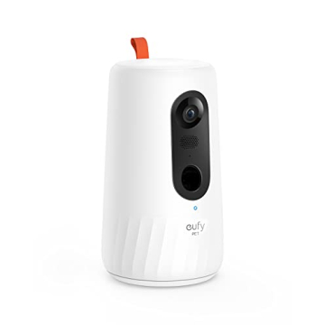 eufy Security Pet Camera for Dogs and Cats, 1080p, AI Tracking, Treat Dispenser with No Monthly Fee