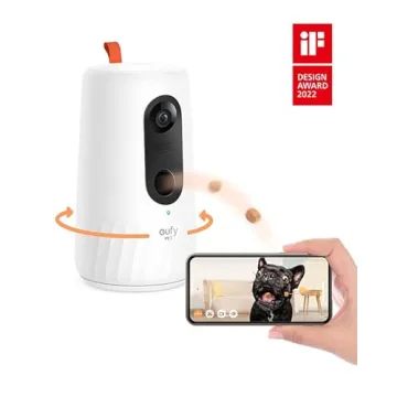 eufy Security Pet Camera with Treat Dispenser and Local Storage